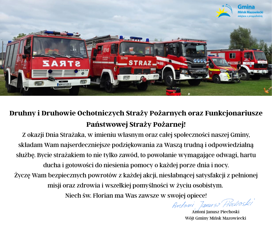 życzenia z okazji dnia strażaka