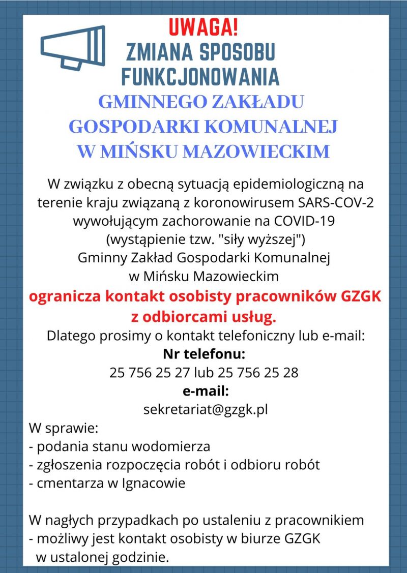 Komunikat w wersji PDF w Załącznikach