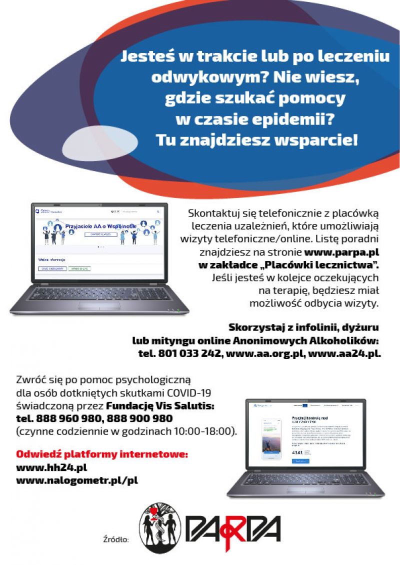 Wsparcie online - grafika do tekstu