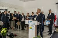 Wręczenie wyróżnień przez przedstawicieli samorządów gminnych powiatu mińskiego