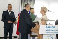 Uhonorowanie Doroty Czaplickiej dyplomem i medalem pamiątkowym Pro Masovia