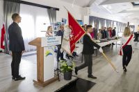 Wyprowadzenie sztandaru Gminy Mińsk Mazowiecki