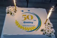 Tort z okazji jubileuszu 50-lecia Gminy Mińsk Mazowiecki