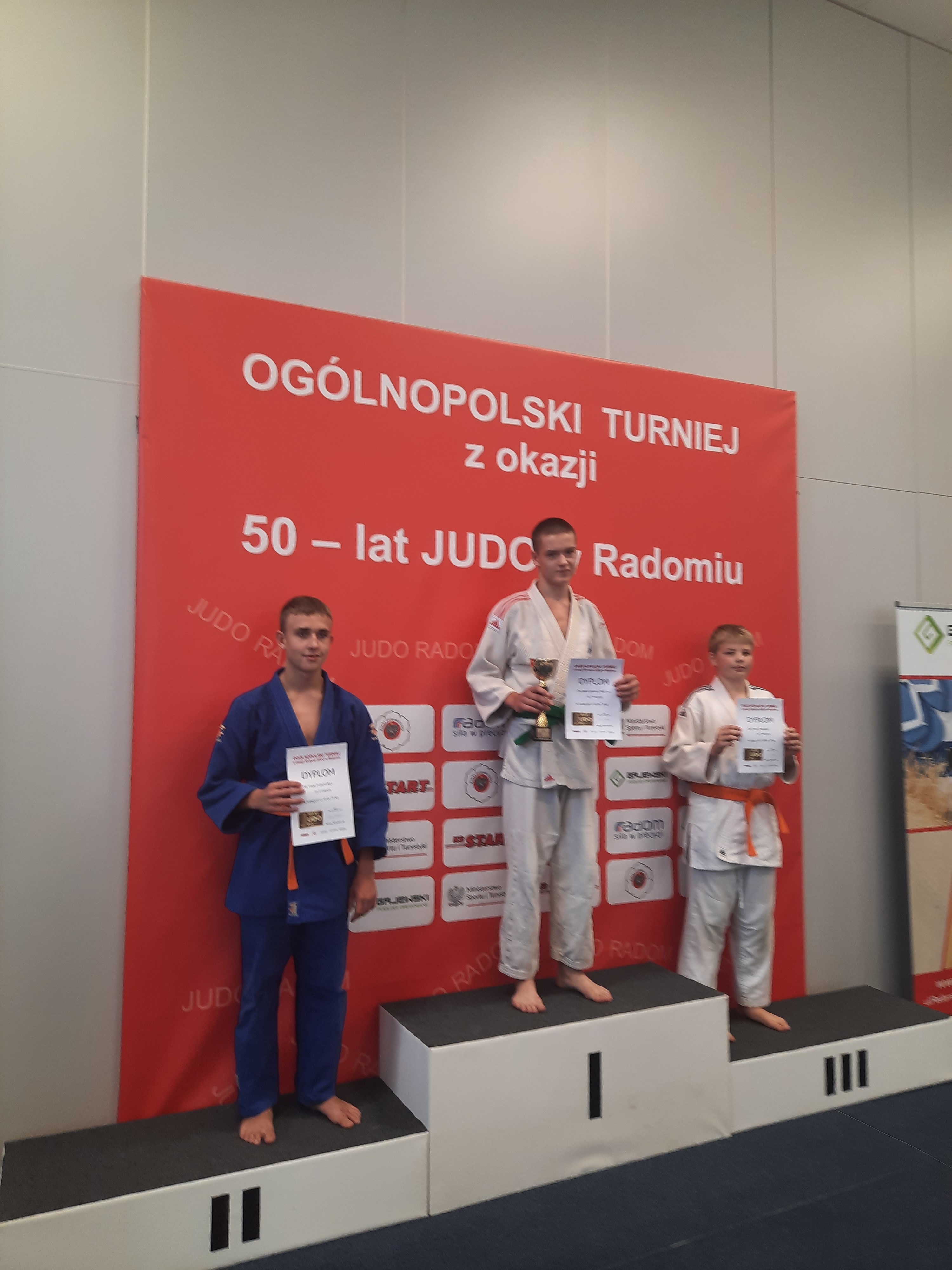 Złoty medal dla mieszkańca gminy Mińsk Mazowiecki podczas Ogólnopolskiego Turnieju Judo z okazji 50 Lecia Judo w Radomiu