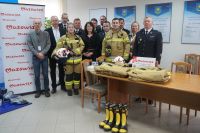Uroczyste przekazanie oraz prezentacja sprzętu i wyposażenia strażaków z OSP z terenu gminy Mińsk Mazowiecki