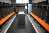 Otwarcie budynku szatni z magazynem na sprzęt sportowy w Hucie Mińskiej