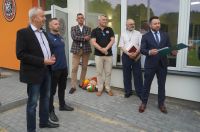 Otwarcie budynku szatni z magazynem na sprzęt sportowy w Hucie Mińskiej