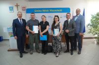 Wręczenie nagród na sesji rady gminy 20 czerwca 2024