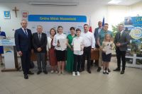 Wręczenie nagród na sesji rady gminy 20 czerwca 2024