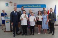 Wręczenie nagród na sesji rady gminy 20 czerwca 2024