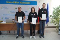 Wręczenie nagród na sesji rady gminy 20 czerwca 2024