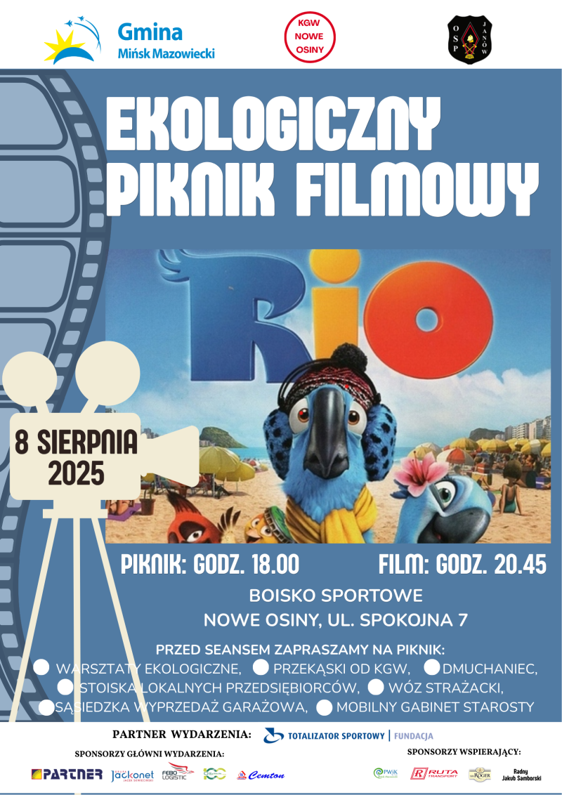 Plakat - Nowe Osiny - 8 sierpnia