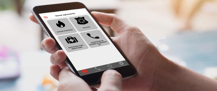 Aplikacja mobilna Alarm112