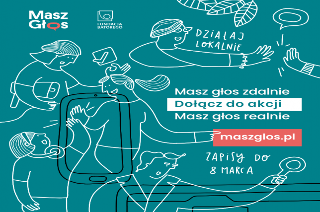 Ruszyły zapisy do akcji Masz Głos - Grafika reklamowa